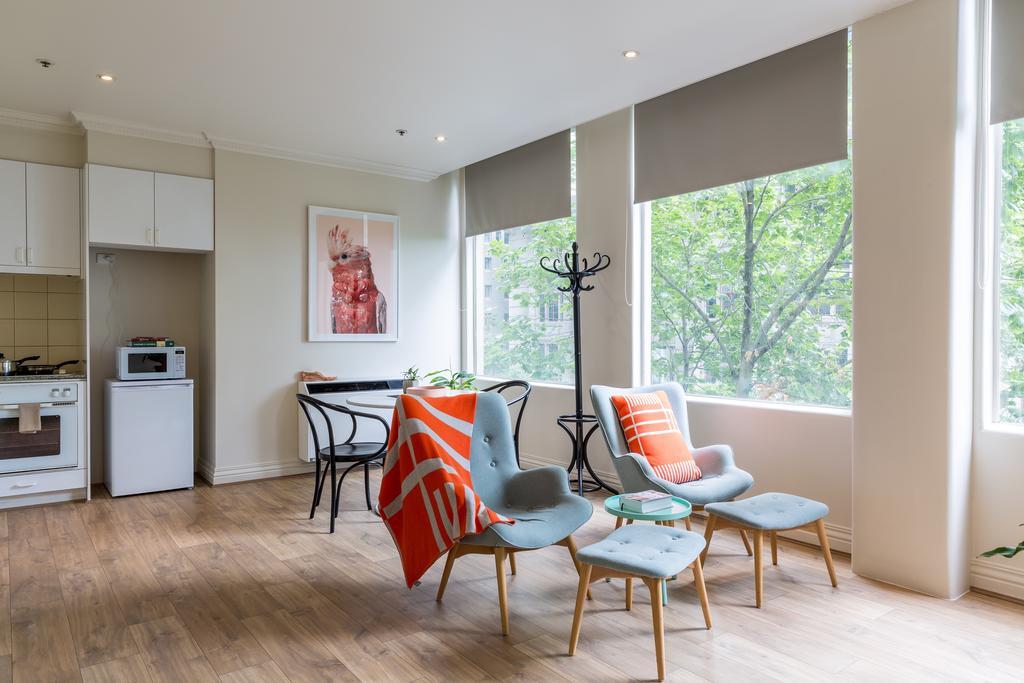 מלבורן 1 Exhibition Apartment Hotel מראה חיצוני תמונה